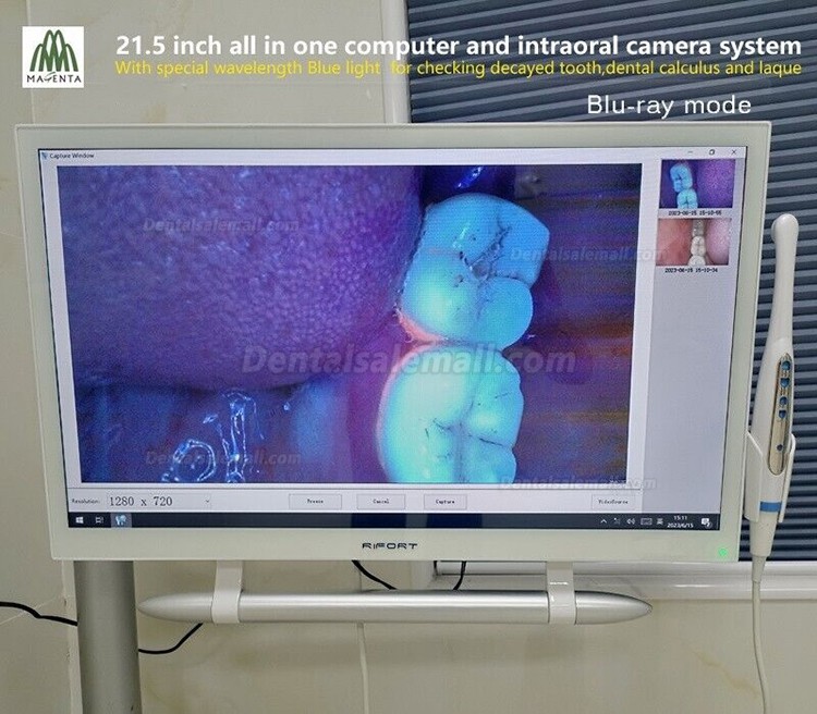 Magenta YF-2200P+ 21.5 Inch LCD Monitor Touch Screen Intraoral Camera VGA+HDMI